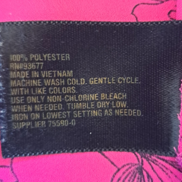 Worthington Floral Print Blouse Size Medium - Picture 4 of 8